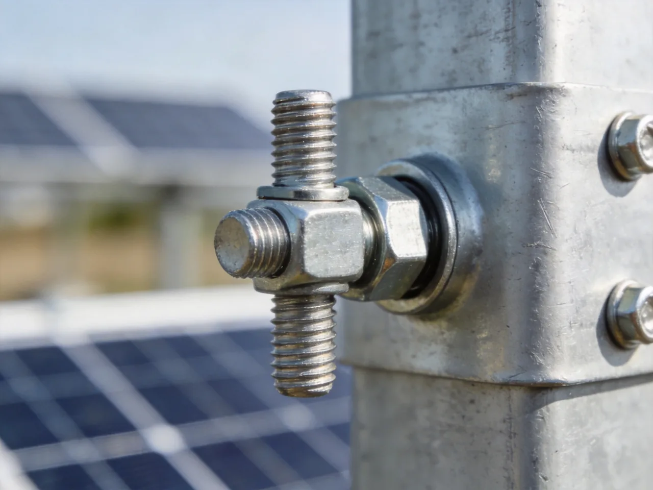 Adjustable Ground Mount detail — InverterBracket