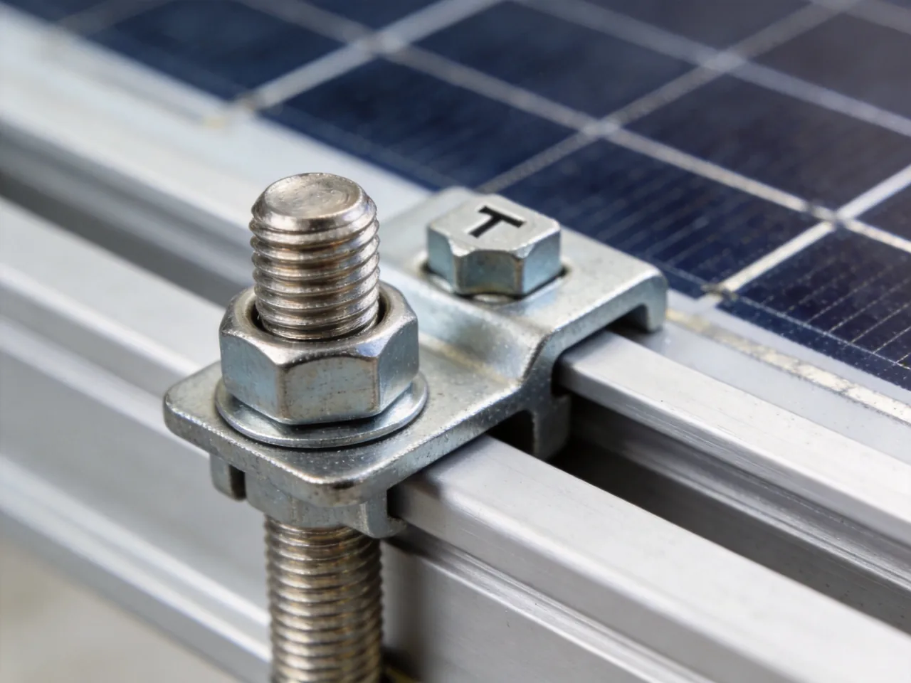 Rail Clamp detail — InverterBracket