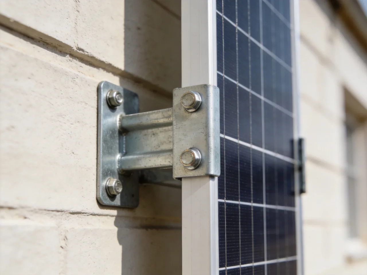 Vertical Solar Mount detail — InverterBracket